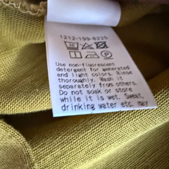 BEAUTY & YOUTH United Arrows "The Heavy" Mustard LS Tee – Size L – Made in Japan - Picture 5 of 5